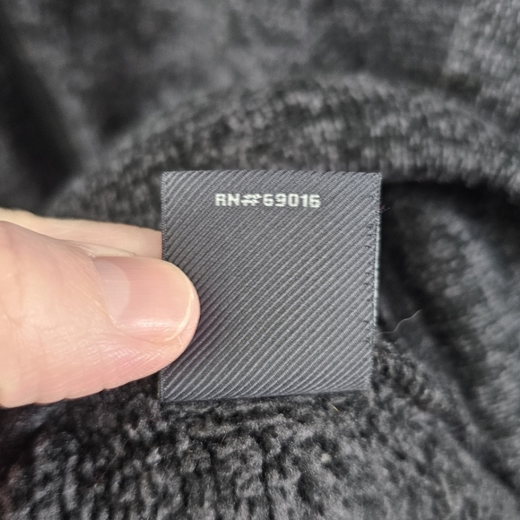 John Bartlett Polyester Fleece Heather Black Full Zip Vest Size Large - Picture 6 of 12